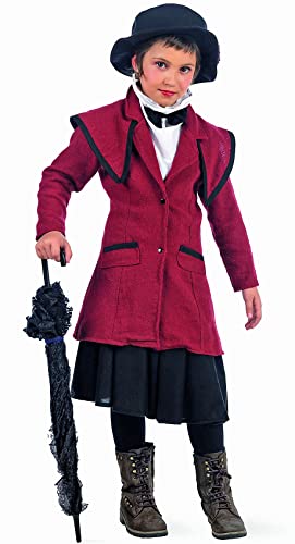 Kostüm Mary Poppins rot Gr. 116/128 Mädchen Kinder