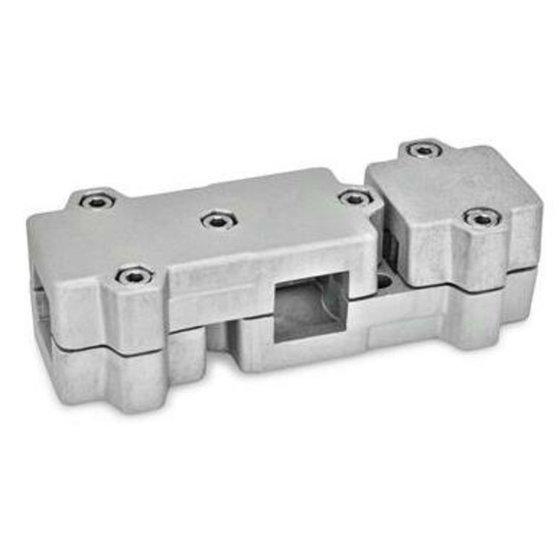 Ganter Norm® - 195-V35-60-2-BL Winkel-Klemmverbinder, Aluminium