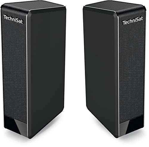 TechniSat AUDIOMASTER RS 1 - Hochwertiges Surround-Funk-Lautsprechersystem für Sonata 1, Rear Speaker, Schwarz