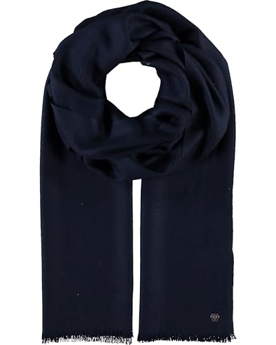 FRAAS Woll-Schal für Damen & Herren - Maße 50 x 180 cm - Damen Schal in vielen verschiedenen Farben - Perfekt für Frühling & Sommer Dark Navy