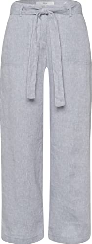BRAX Damen Style Maine S Hose, Grey Melange, 44W-30L