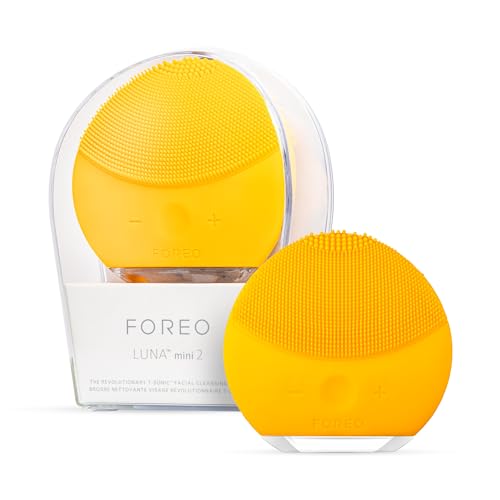 Foreo LUNA mini 2 elektrische Gesichtsreinigungsbürste ,Sunflower Yellow