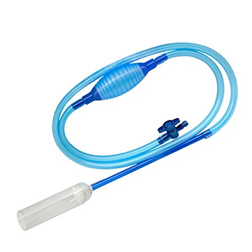 favourall Siphon Aquarium Wasser Wechsler Schlauch, Vakuum-Wasser-Kies-Filter Reiniger, manuelle Reiniger Pumpe für FischBehälter Aquarium