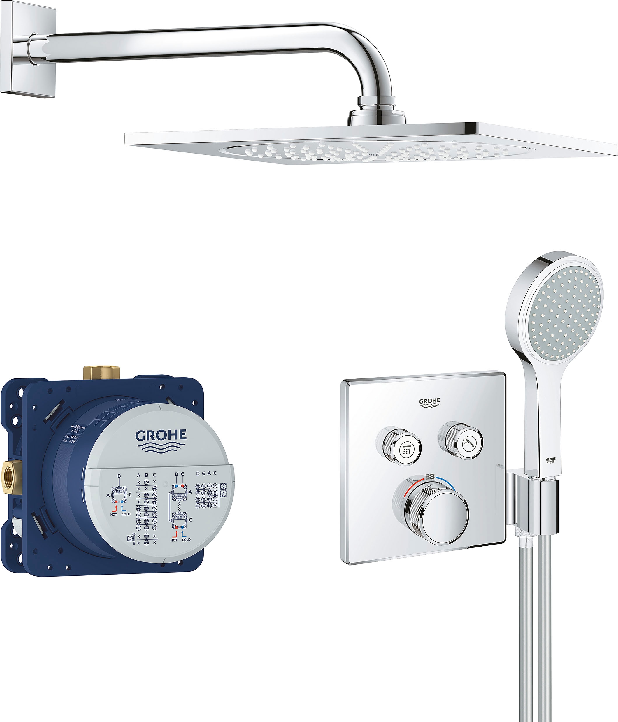 Grohe Duschsystem "Grohtherm", (Packung)