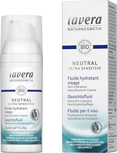 lavera Neutral Ultra Sensitive Flüssigkeit für das Gesicht • Geeignet für atopische Haut • Naturkosmetik • vegan • zertifiziert • 50 ml