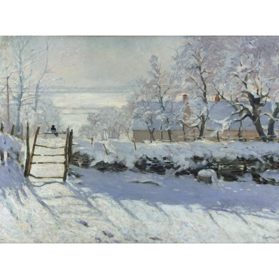 Grafika Claude Monet: Die Elster, 1868-1869 2000 Teile Puzzle Grafika-F-30093