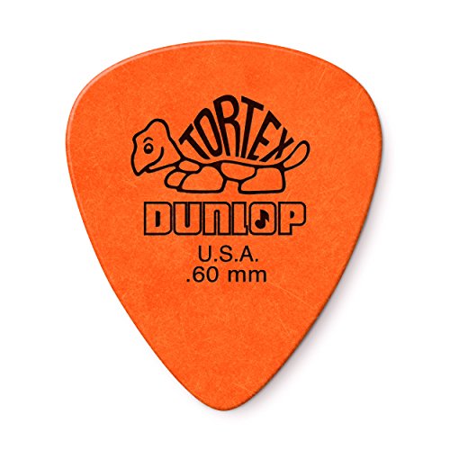 Dunlop 418R.60 Plectren Tortex 0,60 mm, 72 Stück orange