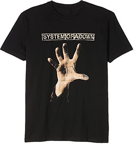 Rockoff Trade Herren Hand T-Shirt, Schwarz, L