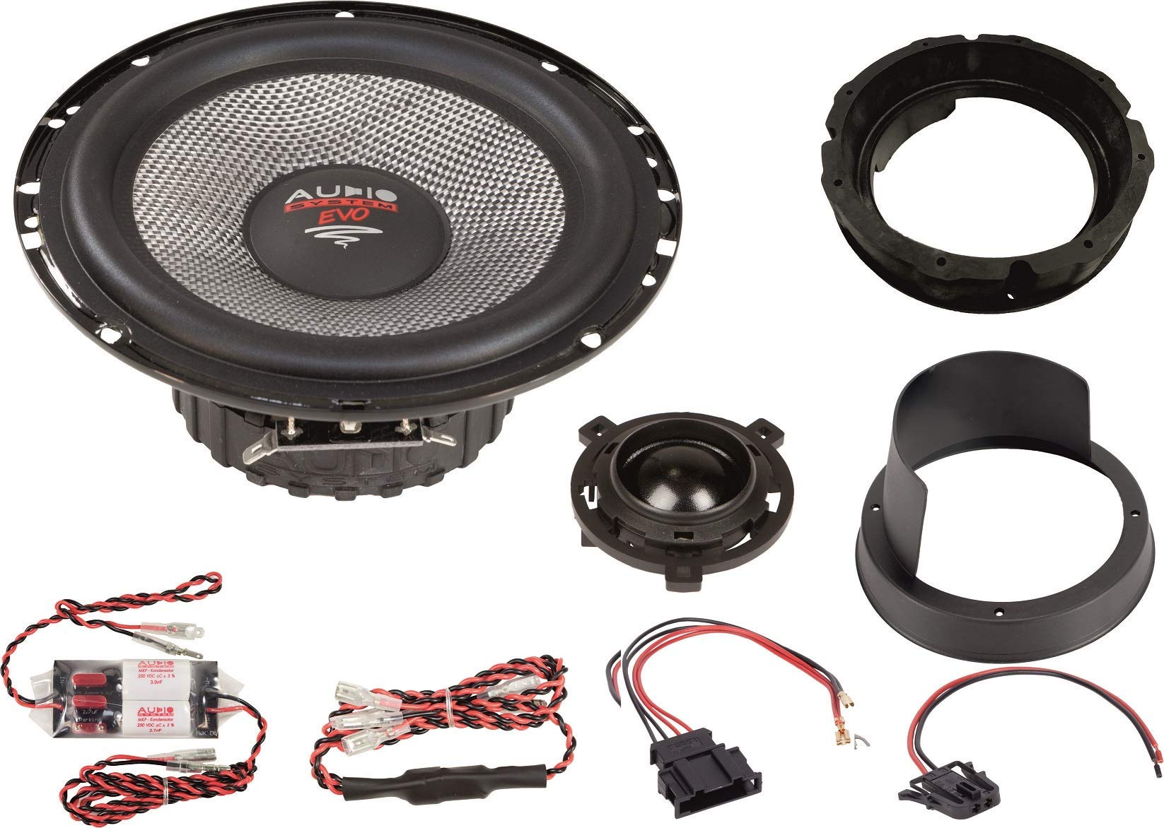 Audio System Xfit VW T6.1 EVO 2 Lautsprecher kompatibel mit VW T6 2-Wege Front System 16,5cm