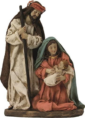 ÖLBAUM Heilige Familie mit Maria, Jesukind und Josef als Krippenblock, EIN Hingucker unter jedem Weihnachtsbaum
