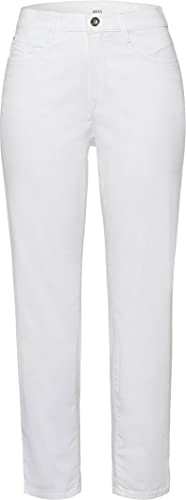 BRAX Damen Style Caro S Ultralight Denim Bootcut Jeans, White, W36/L32 (Herstellergröße: 46)