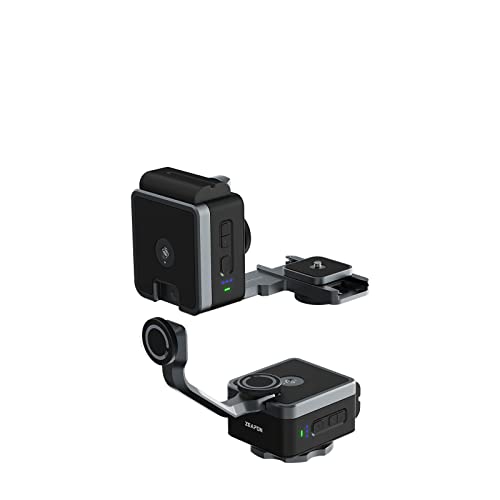 ZEAPON [Offizieller] PONS PT Motorisierter Pan Head 2-Achsen Gimbal Stabilisator für Zeapon Camera Slider 360-Grad-Aufnahmen mit versteckter 1/4 & 3/8 Schraubkappe