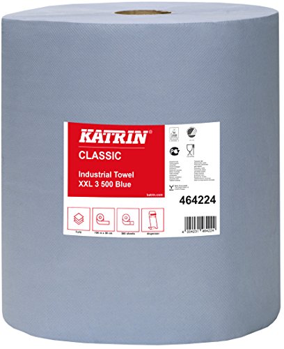 Katrin 464224 Classic XXL 3 500 laminated, Handtuchrolle, 3-Lagig, Blau (2-er Pack)