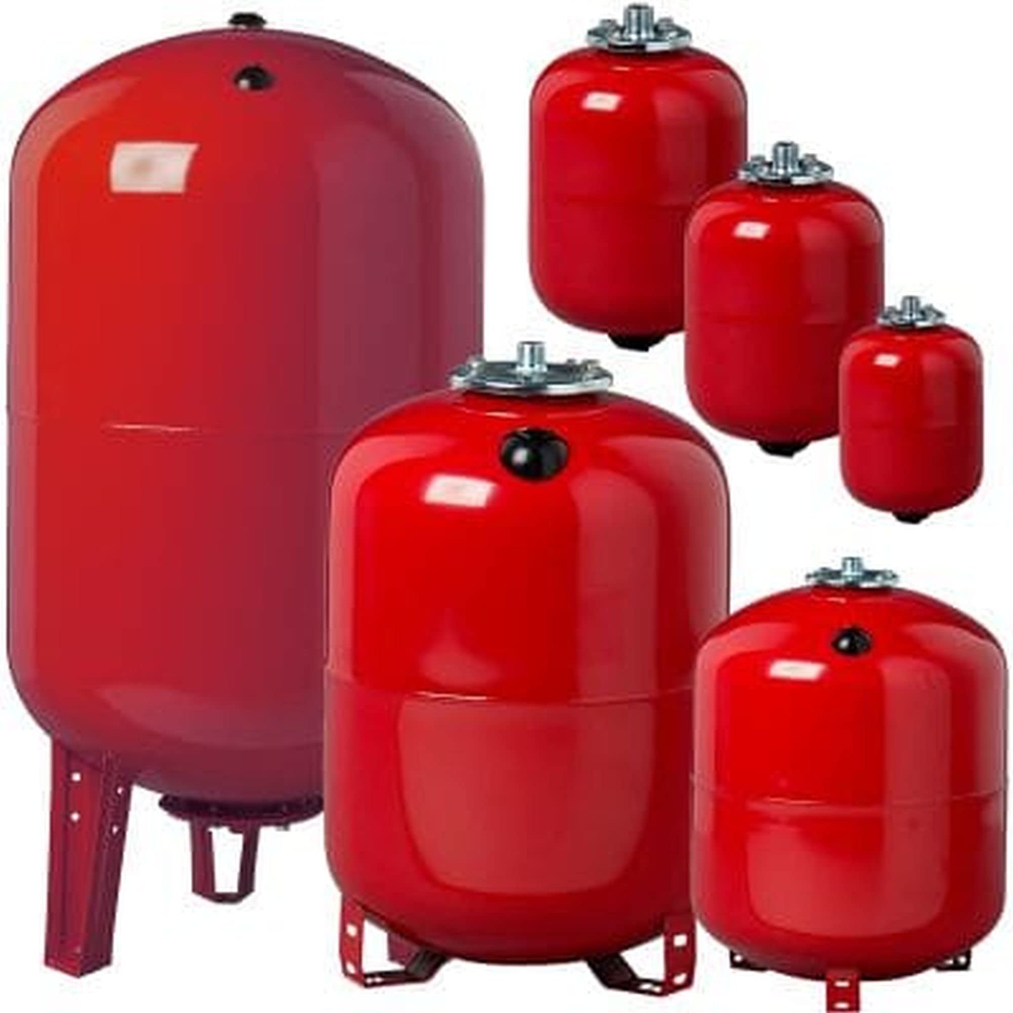 Heizung Ausdehnungsgefäße von 8 Liter bis 500 Liter - Ausgleichsbehälter für konstanten Druck in der Anlage und sicheren Betrieb von Druck- Heiz und Kühlgeräten (80 Liter)