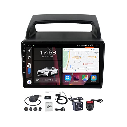 Kompatibel mit Autoradio GPS Navigation für Kia Carnival VQ 2006-2014 mit 9 Zoll Display, Unterstützt Wireless Carplay Android Auto Bluetooth DSP FM AM RDS Radio Lenkradsteuerung (Size : M200S)