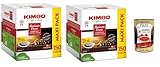 300x Kimbo Macinato Fresco Kaffeepads Espresso ese Pads Kaffee Coffee e.s.e. 44mm + Italian Gourmet polpa 400g