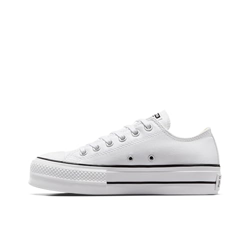 Converse Damen Chuck Taylor All Star Lift CLEAN Sneakers, Weiß (White/Black/White 102), 38 EU