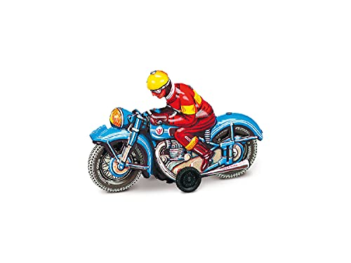10589 - Wilesco Blechspielzeug - Motorrad, blau