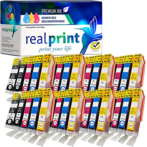 realprint 40 XL Druckerpatronen als Ersatz für PGI-570 und CLI-571