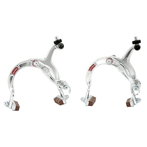 Dia-Compe MX1000 Side Pull Caliper Brake Set (F+R) for Old School BMX, Silver, DP2505-FR