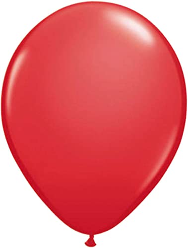 Folat Luftballons Rot-Metallic 100 Stck., 30cm., Silber,orange,gelb,grün,lila,weiß
