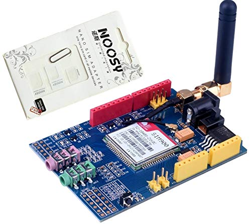 TECNOIOT SIM900 GPRS/GSM Shield Development Board Quad-Band Module with Antenna + Gift | SIM900 GPRS/GSM-Schild Entwicklungsboard Quad-Band-Modul mit Antenne + Geschenk
