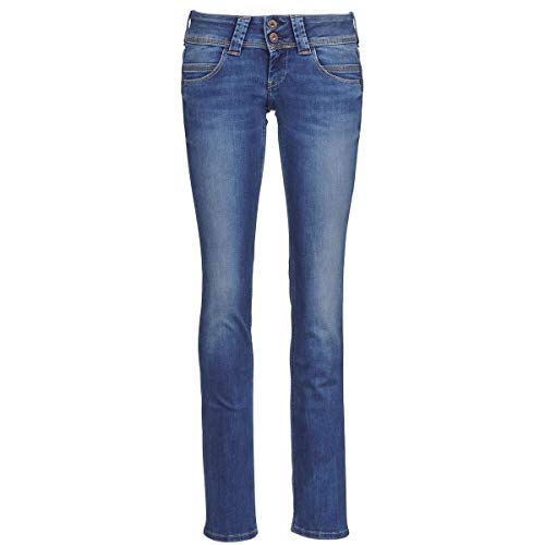 Pepe Jeans Damen Jeans Venus, Blau (10OZ AUTHENTIC ROPE STR MED), 31W/32L