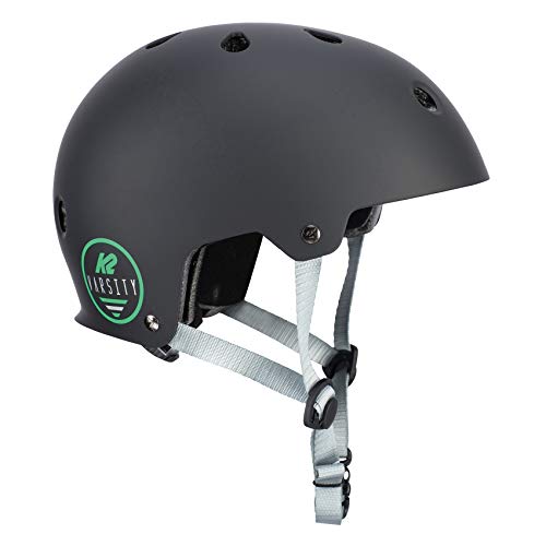 K2 Damen Herren Inline Skates Helm VARSITY - Schwarz - L (59-61cm) - 30D4105.1.1.L