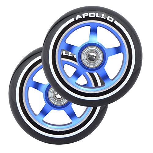 Apollo Stunt Scooter Ersatzräderset Pro Wheels - ABEC9 Kugellager, Roller Rad Ersatz-Räder passend Stunt-Scooter