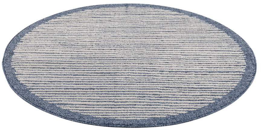 Carpet City Teppich Art 2231, rund, 7 mm Höhe, Kurzflor Teppich, Wohnzimmer