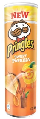 Pringles 190g, Sweet Paprika 18 x 190 g