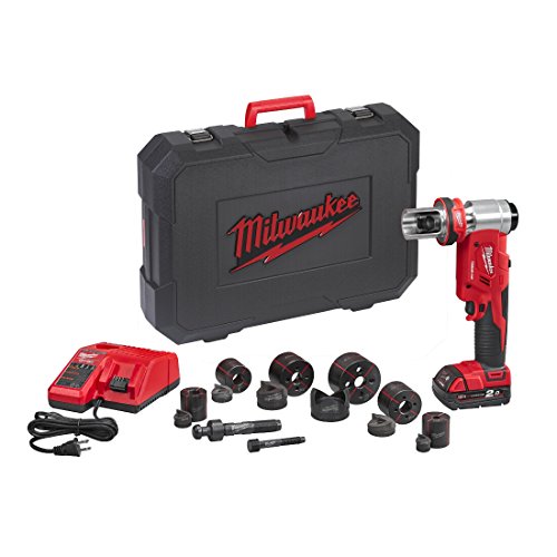 Milwaukee 4933451204 hkp-201ca Ausstecher M18 Kraft Logic 60 kN, Bolzen Zugkraft 11,1, 19,0 mm troquelador und matrizes M16, M20, M25, M32, M40 1 x M12B2 und Koffer