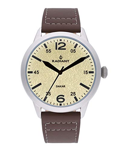 Radiant Harald Herren Uhr analog Quarzwerk mit Leder Armband RA504603