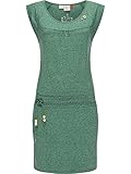 Ragwear Damen Kleid Sommerkleid kurz Penelope Dark Green Melange21 Gr. XL
