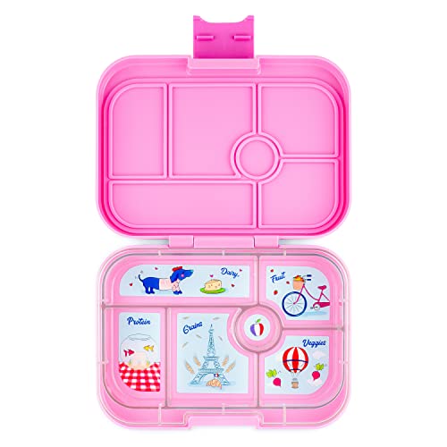 yumbox Original M Lunchbox - Brotdose 6 Fächer, mittelgroß | Bento Box für Kindergarten Kinder, Schule, Erwachsene (Fifi Pink)