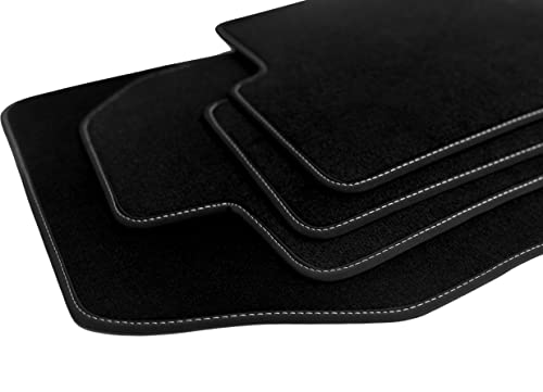 Velour Fußmatten Satz für Seat Arosa (97-04) - Premium Qualität - 4-teilig - Passgenau