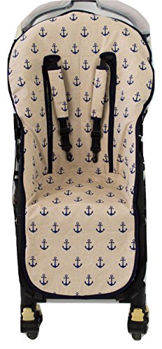 Borda und mehr amz8800 Weichbodenmatte Bugaboo und Displayschutzfolie Gurt Stuhl Kinderwagen, Farbe Sailor