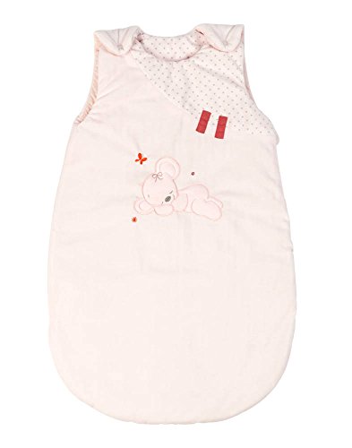 Nattou Schlafsack Baby ganzjährig Mädchen, 70 cm, rosa - Adèle und Valentine