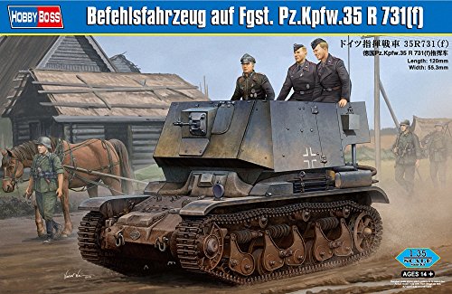 Hobby Boss 83809 - Modellbausatz Befehlsfahrzeug auf Fgst Panzerkampfwagen 35 R731
