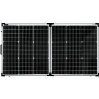 Falcon 130W Faltbares Solarmodul 2 Fach mit Bluetooth MPPT-Regler Monokristalline Camping Solar Anlage Komplettset