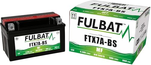 Fulbat - Motorrad Batterie Gel YTX7A-BS/FTX7A-BS 12V 6Ah