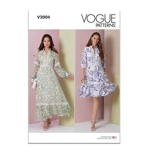 Vogue V2004Y5 Damenkleid in zwei Längen, Y5 (46-50-52-54)