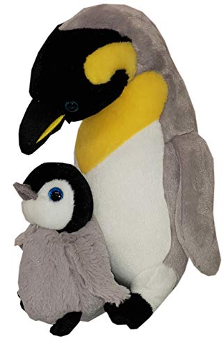 Heunec 501270 MISANIMO Pinguin mit Baby, Mehrfarbig