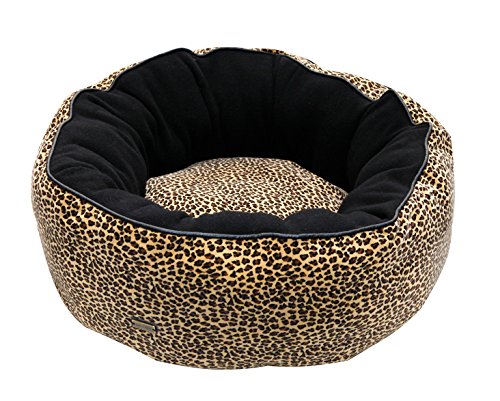 Wouapy 216821R Korb Prestige Wadding T50, Leopard für Hund