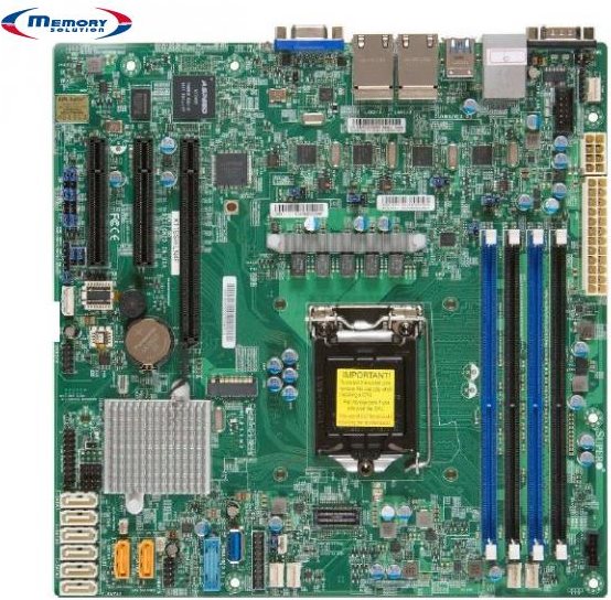 Super Micro SUPERMICRO X11SSH-F - Motherboard - 2 x Gigabit LAN - Onboard-Grafik - BULK (MBD-X11SSH-F-B)