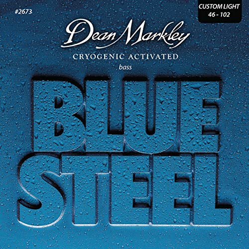 DEAN MARKLEY BLUE STEEL BASS GUITAR STRINGS CUS LIGHT 4STR 46-102
