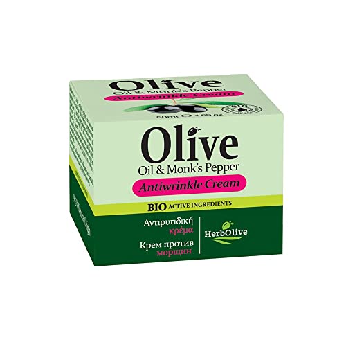Herbolive Gesichtscreme Anti Falten, Oliveöl & Mönchspfeffer 50ml