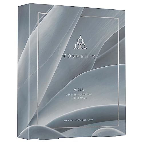 CosMedix Micro Defense Microbiome Sheet Mask for Unisex 5 Pc Sheets