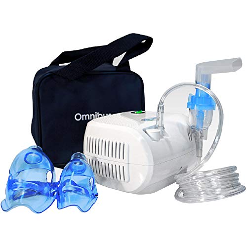 Omnibus Elektrischer Inhalator Aerosol Therapie Vernebler Inhalation Maske für Kinder und Erwachsene