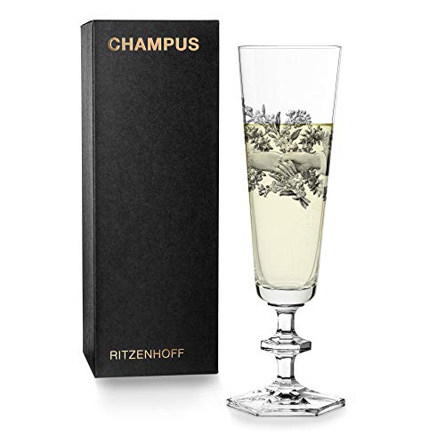 RITZENHOFF Next Champus Champagnerglas von Marlies Plank, aus Kristallglas, 100 ml